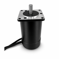 57BLR-F série 60w moteur à courant continu sans balais à bride carrée moteur BLDC léger pour les solutions de maison intelligente