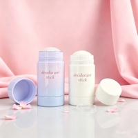 Contenant vide personnalisé pour déodorant à torsion, tube en plastique rechargeable pour anti-transpirant, emballage pour baume de parfum solide