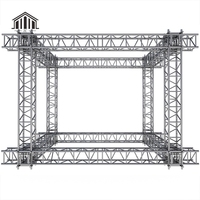 Toile de fond extérieure intérieure en aluminium Truss Décoration Toile de fond éclairage Truss pour événement de conférence de mariage
