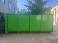 Bennes à ordures en métal lourd de 28m3 avec crochet, bacs élévateurs