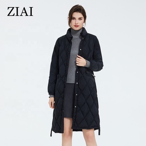 New Fashion Knee Length <strong>Ladies</strong> Long Quilted <strong>Coats</strong> Waterproof <strong>Lightweight</strong> Quilted <strong>Coats</strong> Green Puffer <strong>Coat</strong> - Product Image 3