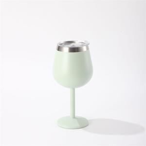 Taza <span class=keywords><strong>de</strong></span> bebida <span class=keywords><strong>de</strong></span> doble pared <span class=keywords><strong>de</strong></span> acero inoxidable recomendada por Sdeisley con tapas, diseño cónico, copas a prueba <span class=keywords><strong>de</strong></span> goteo para el hogar, vino entretenido - Product Image 6