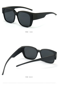 L921 High Quality Big Frame Fit Over <b>Sunglasses</b> Fashion UV400 Polarized TR90 Women Men's Night Vision <b>Sunglasses</b> - Product Image 4