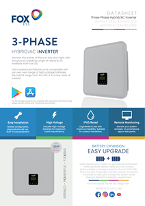 Inversor Híbrido FoxESS H3-Pro-25.0 de 25kW Trifásico, Disponible en Alemania, Libre de Impuestos, Envío Inmediato desde Almacén en la UE - Product Image 3
