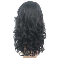 Nouveautés Perruques sans colle à partie en L avec dentelle frontale, 100% cheveux humains, ondulées naturelles, pour femmes noires