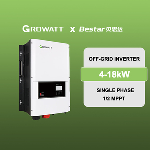 Onduleur solaire hors réseau Growatt SPF 4000T DVM 4KW 4000W à onde sinusoïdale pure basse fréquence avec contrôleur de charge solaire MPPT SPF 4000-18000T - Product Image 3