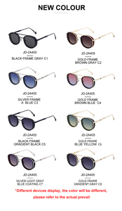 Gafas <span class=keywords><strong>de</strong></span> <span class=keywords><strong>Sol</strong></span> Partagas Retro Punk con Diseño <span class=keywords><strong>de</strong></span> Doble Puente Ovalado <span class=keywords><strong>y</strong></span> Protección UV400 para Hombre - Product Image 5