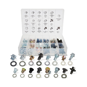 Nouveau jeu de joints de bouchon de <span class=keywords><strong>vidange</strong></span> d'huile SAE et métrique de 76 pièces compatible avec Jeep GM <span class=keywords><strong>Ford</strong></span> Toyota - Product Image 1