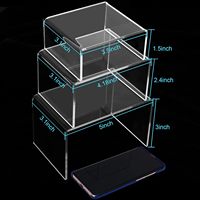 Support de présentation en acrylique transparent sur mesure, imprimé en sérigraphie, épaisseur 3 mm/5 mm, logo personnalisé pour support à cupcakes et desserts
