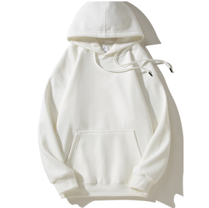 Hiver 2024 – Sweat à capuche pour homme grande taille, personnalisable avec logo, coupe ample, décontracté, à manches longues, épais, rembourré, tricoté uni, pour groupes - Product Image 4