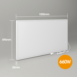 Panneau Chauffant Infrarouge de Plafond 660W 860W, Plaque Chauffante en Cristal de Carbone pour Yoga Chaud, Chauffage de Grandes Maisons, Protection Contre la Surchauffe - Product Image 5
