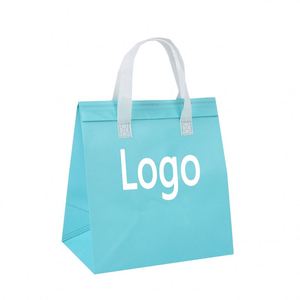 Aluminum Foil Waterproof Thermal Insulated Cartoon Disposable Takeaway Drink <b>Bag</b> Foldable Portable 20-<b>30L</b> Food Delivery Adhesive - Product Image 1