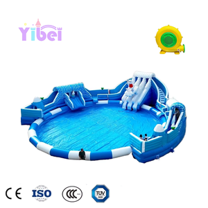 <span class=keywords><strong>Parc</strong></span> aquatique extérieur commercial de haute qualité pour enfants et adultes grande piscine château <span class=keywords><strong>gonflable</strong></span> toboggan château de neige - Product Image 1