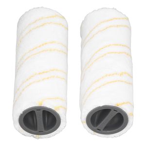 แปรงทำความสะอาดพื้นแข็ง ลูกกลิ้งทดแทน ไมโครไฟเบอร์ ซักได้ ใช้ได้ทั้งแบบเปียกและแบบแห้ง สำหรับเครื่อง Karcher FC3 FC3D <span class=keywords><strong>FC5</strong></span> FC5D FC7 สีเหลือง - Product Image 3