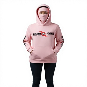 ผู้ผลิตเสื้อผ้าออกแบบเอง เสื้อฮู้ดดี้ผ้าฟลีซฤดูหนาว 100% ผ้าฝ้าย ลายกราฟิกนินจา แบบซิปเต็มตัว ปิดหน้า สำหรับผู้ชายและผู้หญิง - Product Image 1