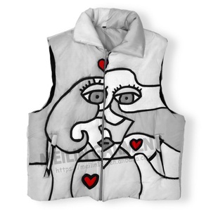 Gilets matelassés sans manches personnalisés OEM pour hommes, coupés et cousus, avec rembourrage en duvet - Product Image 2