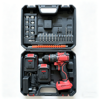 Perceuse sans fil 21V sans balais, jeu de 10 mm, outils professionnels industriels DIY, métal, béton, bois, vitesse variable, batterie OEM