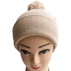 새로운 스타일 추가 두꺼운 양모 공 뜨개질 모자 조커 패션 니트 모자 제조 직접 판매