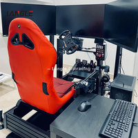 Kit Completo de Simulador de Carreras, Juego de Conducción, Simulador de Carreras 4dof 5dof, Simulador de Carreras 6Dof con Fuerza G