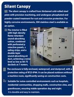 Generator Diesel Prekins Weichai Yuchai Super Silent Auto Start ATS 200A 500-1000kW