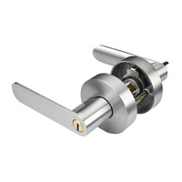 Cerradura Inteligente Tuya con Manija de Palanca y Huella Dactilar, Control por Aplicación, Entrada sin Llave, Cerradura Digital para Puerta de Madera, Hotel, Oficina