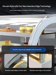 <span class=keywords><strong>Vitrina</strong></span> <span class=keywords><strong>Refrigerada</strong></span> Comercial YINZHENG para Pasteles, Frutas, Postres y Alimentos Cocinados - Product Image 2