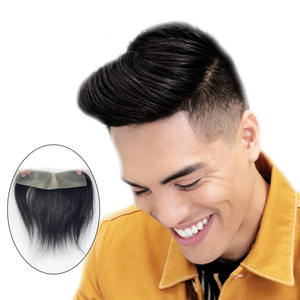 Precio de Fábrica al por Mayor, Piezas de <span class=keywords><strong>Cabello</strong></span> Humano, Topper de Línea Capilar Frontal, Prótesis Capilar, Pelucas de Línea Capilar de PU para <span class=keywords><strong>Mujer</strong></span> - Product Image 1