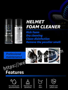 VEAS nuevo diseño motocicleta Protector y brillo casco limpieza en seco <span class=keywords><strong>Spray</strong></span> espuma casco limpiador silicona <span class=keywords><strong>spray</strong></span> - Product Image 3