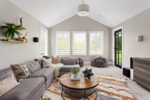 Hiện Đại Thân Thiện Với Môi Chống Cháy Không Thấm Nước Hai Lớp Dây Ngựa Vằn Rèm Với 100% Màn Cho Nhà Phòng Khách & Phòng Tắm - Product Image 3