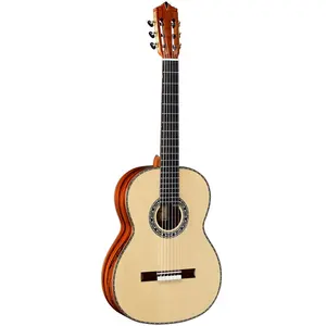 best quality engelmann spruce wood nylon string all solid classical guitar for Concert