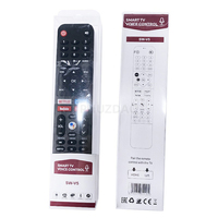 SW-V5  Vente chaude pour télécommande vocale pour téléviseur intelligent Skyworth avec boutons Netflix Prime, emballage en boîte en PVC, sans inscription