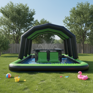 Opblaasbare zwembadbars, opblaasbare bar, pub, buitenfeest, evenement, zwembad, opblaasbare bartent voor achtertuin, commerciële kwaliteit, te huur - Product Image 2