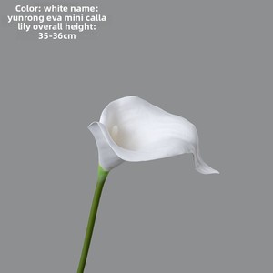 Decorative <b>White</b> Calla Lily Pink Purple Real Touch Eva Callalily <b>Artificial</b> <b>Flowers</b> for Wedding Party - Product Image 6