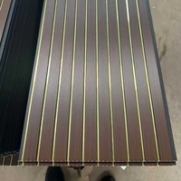 Plaques de plafond Fulin modernes carrées en PVC, imperméables, ignifuges, anti-moisissures, anti-humidité, insonorisées, au design artistique pour la maison et le bureau
