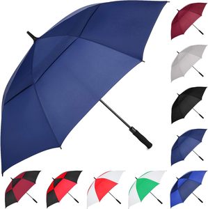 Gran oferta, paraguas de Golf personalizado, regalo de negocios, logotipo publicitario, impresión, paraguas recto, paraguas impermeable a prueba de viento para lluvia - Product Image 6