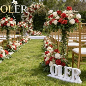 Boule <span class=keywords><strong>de</strong></span> fleurs en soie OLER, toucher réel, vente en gros directe d'usine pour achats groupés - Product Image 1