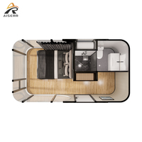 Maison mobile intelligente et compacte, suite familiale confortable, cabane préfabriquée, maison mobile écologique pour le camping
