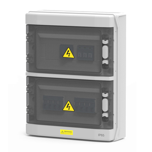 Boîtier de Combinaison Solaire Étanche à 2 Entrées pour Système Photovoltaïque IP65 avec Disjoncteur Intégré et Protection Contre les Surtensions - Product Image 1