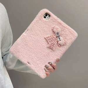 Housse de protection en peluche douce et luxueuse en fourrure de lapin pour tablette Lenovo Tab Xiaoxin Pad Pro 11,5 pouces/<span class=keywords><strong>TB</strong></span> J706F/J706X/<span class=keywords><strong>J716F</strong></span> - Product Image 1