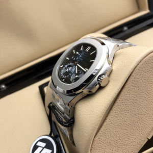 Reloj Automático de Lujo ZF para Hombre de 40 mm con Diamantes Creados en Laboratorio, Chapado en Oro 904L, Cristal de Zafiro, Calendario, Fase Lunar y Reserva de Marcha - Product Image 6