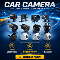Caméra de recul OEM grand angle 720P pour voiture, vision avant, étanche IP68, 12V DC, capteur AHD/CCD, vision nocturne, lignes de stationnement