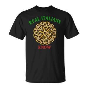 Les vrais Italiens connaissent les biscuits Pizelle, t-shirt amusant, cadeau pour les amoureux des Italiens - Product Image 1