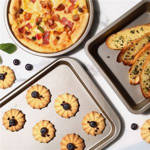 Demi mảng bám một bánh pizza dure poele En Pierre de bốn fer moule đau 1000g DANS Un doublure Faire anneau ustensiles cuisson kim loại - Product Image 5