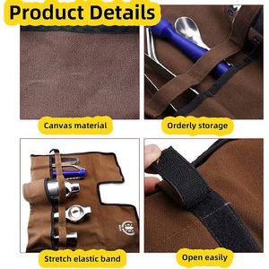 Kit <span class=keywords><strong>de</strong></span> coctelera <span class=keywords><strong>de</strong></span> lona <span class=keywords><strong>de</strong></span> un solo hombro, herramientas <span class=keywords><strong>de</strong></span> bar, bolsa <span class=keywords><strong>de</strong></span> almacenamiento <span class=keywords><strong>de</strong></span> <span class=keywords><strong>utensilios</strong></span> <span class=keywords><strong>de</strong></span> barman - Product Image 5