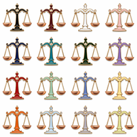 Broche en émail personnalisée 'Échelles de la Justice', Badge de droit vintage, Broche de la Justice, Cadeau pour avocat et juge, Vente en gros d'usine, OEM ODM, Broche en métal