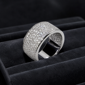 Wide Band Design Ring Classic Style Finger Ring for Men - Product Image 4