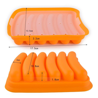 Moule à saucisses en silicone DIY avec couvercle, 6 cavités, pour hot-dogs, très vendu, compatible micro-ondes et lave-vaisselle, outil de cuisine