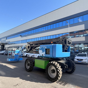 Plateforme de travail aérienne télescopique en acier certifiée CE en Chine, élévateur de chantier électrique à marche, type de <span class=keywords><strong>location</strong></span> - Product Image 2