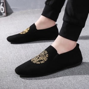 Zapatos de Lona para Hombre, Zapatos Casuales de Moda, Mocasines Ligeros Sin Cordones, Calzado Masculino Antiolor y Cómodo - Product Image 5