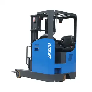Sit on Full Electric Reach Truck Battery Forklift Truck